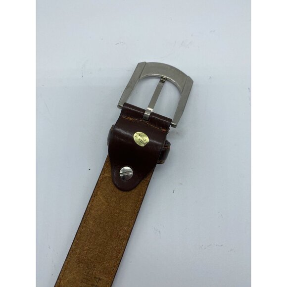 Brown Genuine Leather Belt Men's Size XL 42-44 Style 807 - Picture 4 of 9